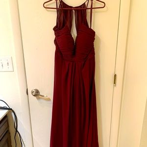 Maroon formal dress